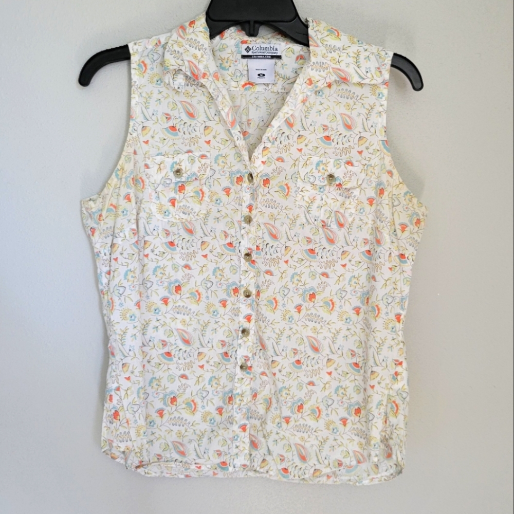 Columbia Button Up Tank